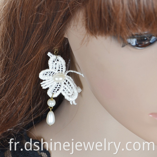 Lace Long Earrings Wholesale